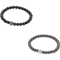 Smart Jewel Bracelet anthracite / noir / transparent