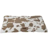 Animal Boulevard Cow Plush coussin de cage blanc/moka