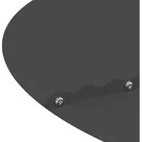 vidaXL adapté pour anneau d'arbre plat blanc Ø30 / 60 cm acier