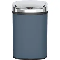 Kitchen Move Poubelle automatique inox gris 58l - - BAT-58LS06A GREY SS - majestic
