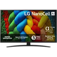 LG NanoCell AI 43NANO81A6A 109,2 cm (43") 4K Ultra HD Smart TV Wifi Noir