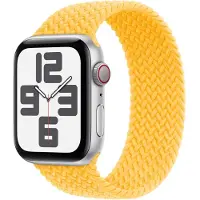 Apple Bracelet Solo tressé Watch | 44/45/46/49 mm - Taille 9 - Sunshine