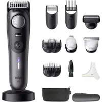 Braun Tondeuse à barbe Kit d'entretien de la barbe pour hommes Series 9 Barber Tools Power Boost Beard Care