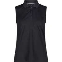 CMP 3t59776 Polo sans manches Noir XS Femme Noir XS