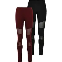 Urban Classics Leggings rouge rubis / noir