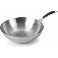 Lacor Wok, TRI-Métal, 28 cm, Trimétal, Gris