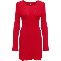 ONLY Robe 'ONLMILA' rouge sang