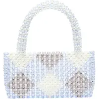 Mymo Sacs à main bleu fumé / bleu clair / gris / blanc perle
