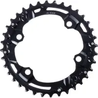 Shimano Deore M4100 10s Chainring Argenté 36t