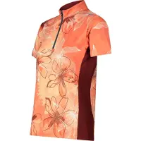 CMP T-shirt pour femme FREE BIKE BITTER-GRANATA BITTER-GRANATA 36