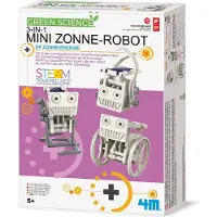 4M Kidzlabs Green Science - Mini jouet éducatif robot solaire 3 en 1