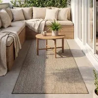 De Onlinewinkelier b.v. Volero - Tapis japonais - Malta Arrow Naturel - 80x250 cm