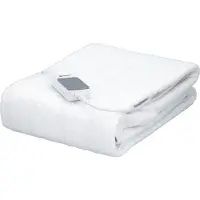Alpina Couverture électrique - - Couverture chauffante - 3 niveaux - lavable - 1 personne - 150x80cm