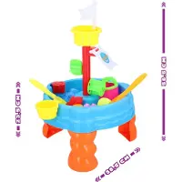 Eddy Toys Table de jeu Sable et Eau - 22 Pièces