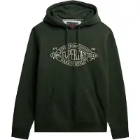Superdry pour homme. M2014299A Outdoor Co Sweat-shirt vert décontracté (XL), Casuel, Coton, Manche longue