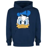 Minnie & Mickey Mouse Sweat-shirt à capuche Disney de - Donald - S - XXL - pour Homme - bleu - Taille M