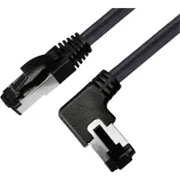 Bkl Electronic 144036 Câble réseau RJ45, câble patch CAT 8.1 S/FTP 1,5 m noir (S/FTP, CAT8.1, 1.50 m)
