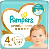 Pampers Premium Care Size 4 couches jetables 9-14 kg 34 pcs