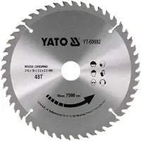 YATO Lame de scie en carbure - - 300x30 mm, 40 dents - Carbure Widia - Coupe précise - Bois/Plastique