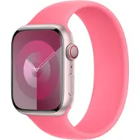 Apple Bracelet Boucle unique en Silicone pour Watch | 38/40/41/42 mm - Taille 7 - Pink