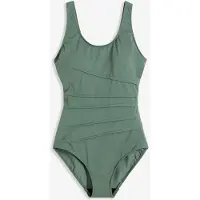 Bonprix Maillot 1 pièce sculptant à plis décoratifs, maintien léger