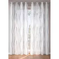 Bonprix Voilage imprimé vagues (1 pce)