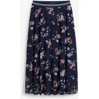 Bonprix Jupe en mesh à taille élastiquée