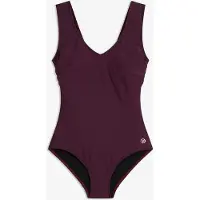 Bonprix Maillot 1 pièce sculptant à col en V, maintien modéré