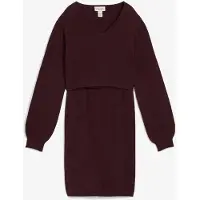 Bonprix Ensemble 2 pièces en maille de grossesse avec un pull et une jupe