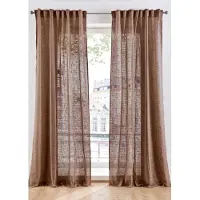 Bonprix Voilage texturé (1 pce), nombreuses tailles