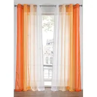Bonprix Lot de 2 voilages en tissu léger, aussi en XXL