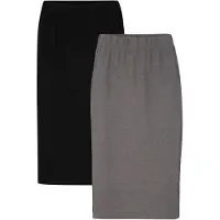 Bonprix Lot de 2 jupes extensibles en jersey