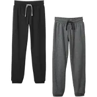 Bonprix Lot de 2 pantalons de jogging coton