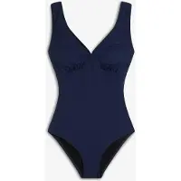 Bonprix Maillot 1 pièce sculptant à col en V, maintien modéré
