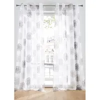 Bonprix Voilage imprimé cercles (1 pce), aussi en XXL
