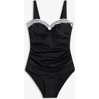 Bonprix Maillot 1 pièce sculptant, maintien léger