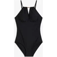 Bonprix Maillot 1 pièce sculptant, maintien modéré