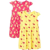 Bonprix Lot de 2 robes en jersey 100% coton