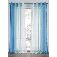 Bonprix Lot de 2 voilages en tissu léger, aussi en XXL