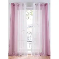 Bonprix Lot de 2 voilages en tissu léger, aussi en XXL