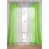 Bonprix Lot de 2 voilages en tissu léger, aussi en XXL