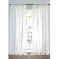 Bonprix Lot de 2 voilages en tissu léger avec coulisse passe-tringle