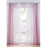 Bonprix Lot de 2 voilages en tissu léger, aussi en XXL