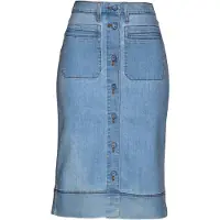 Bonprix Jupe en jean à boutons