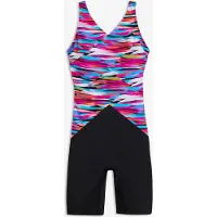 Bonprix Maillot 1 pièce short sculptant, maintien léger
