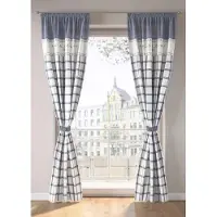 Bonprix Rideau en coton avec embrasse (1 pce)