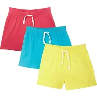 Bonprix Lot de 3 shorts en jersey 100% coton