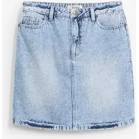 Bonprix Jupe en jean, taille mi-haute, peu extensible