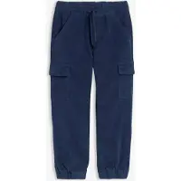 Bonprix Pantalon cargo chaud en velours côtelé avec doublure jersey