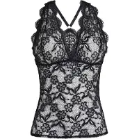 Bonprix Top à dentelle